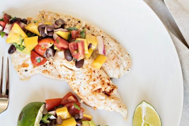 Tilapia with Mango Salsa