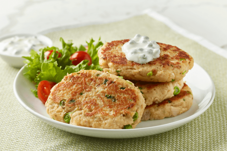 Tuna Croquettes with Lemon-Caper Sauce