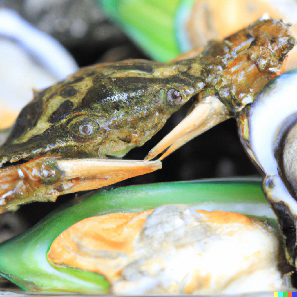 Crab in Oyster