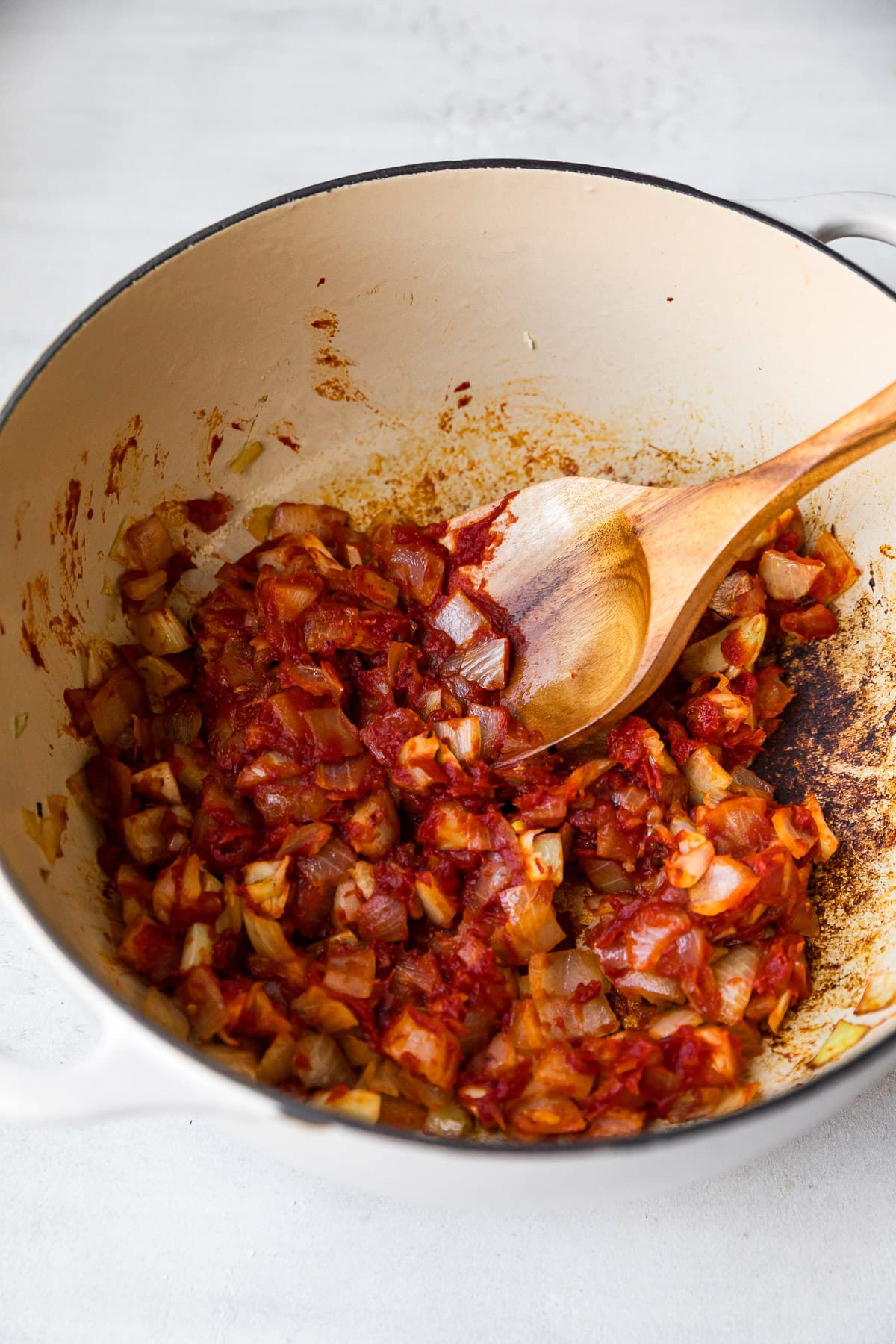 Add tomato paste