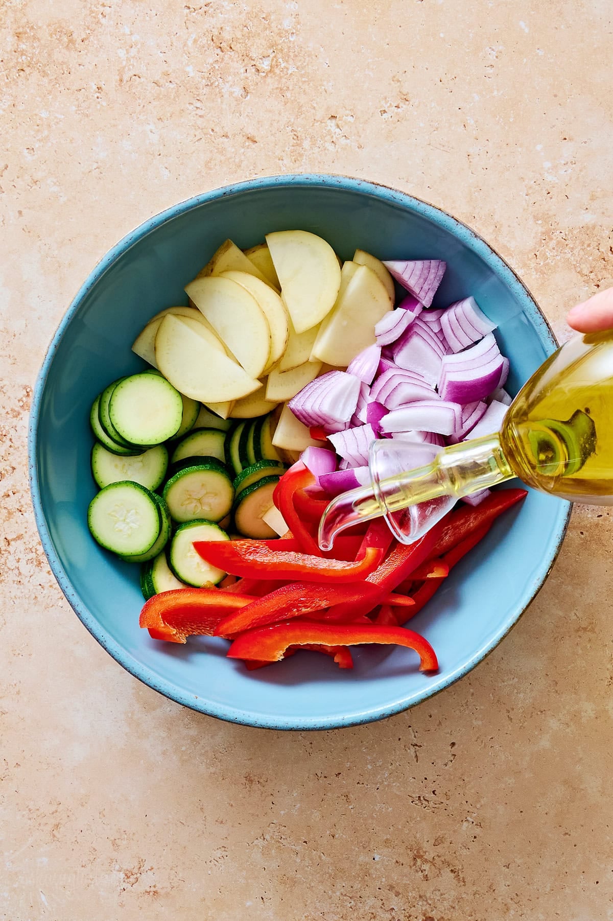 Season the vegetables