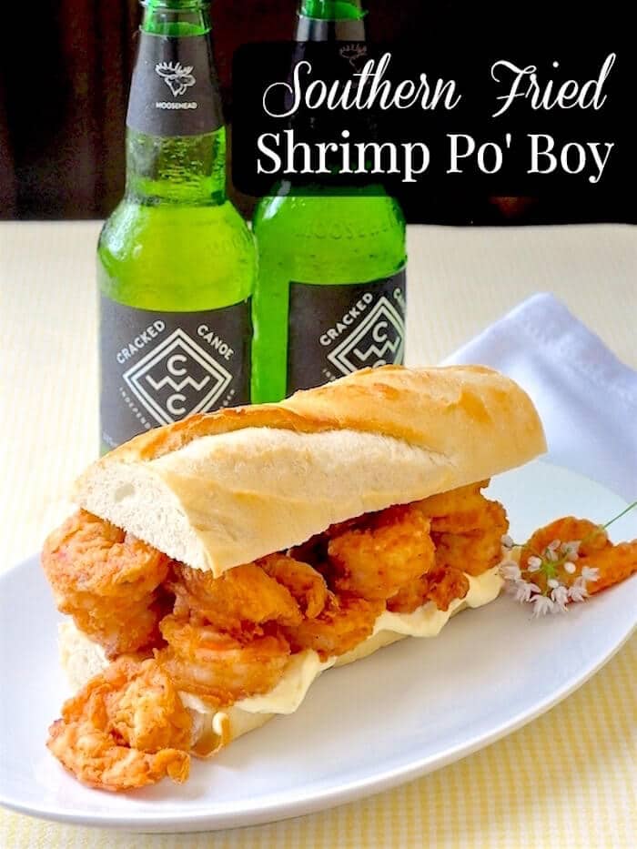 Shrimp Po' Boy image with text