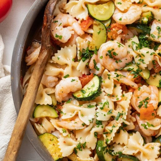 Shrimp and Zucchini Pasta