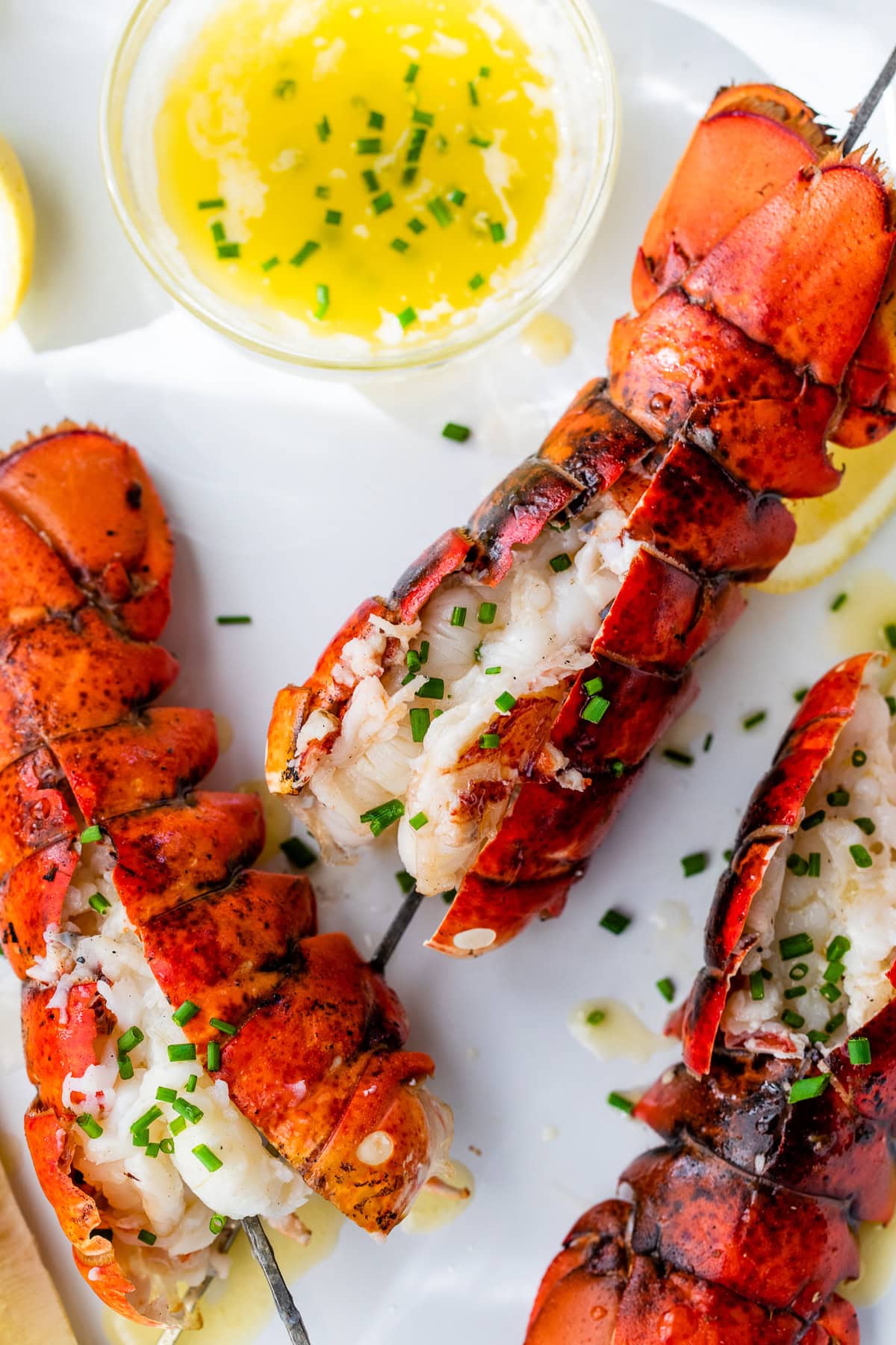 Grilled Lobster Skewers