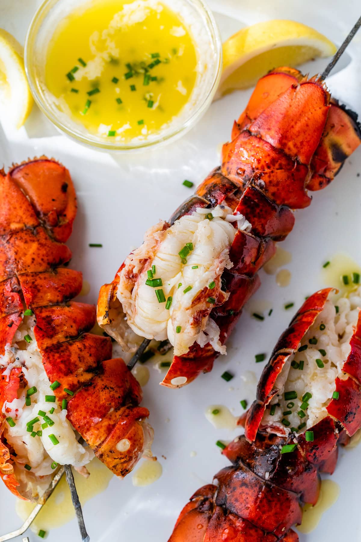 Grilled Lobster Skewers