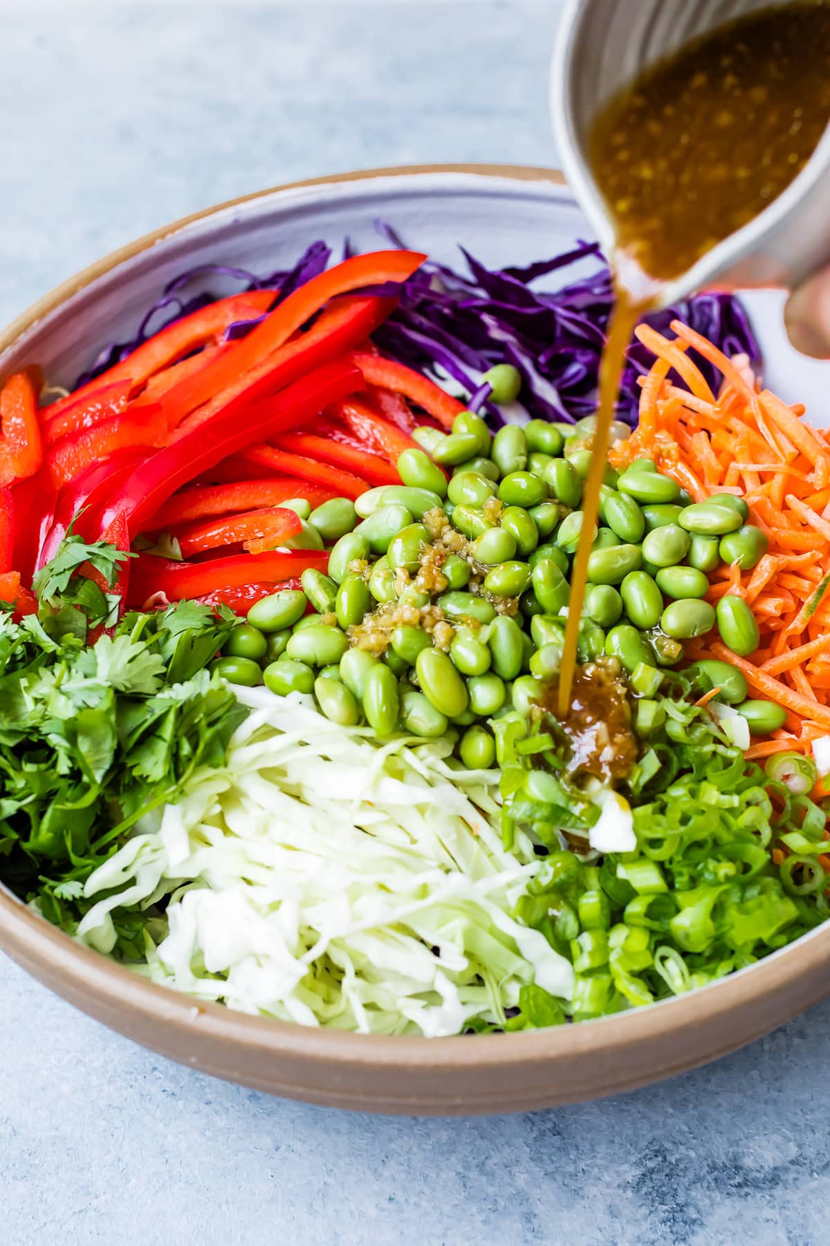 edamame cabbage slaw