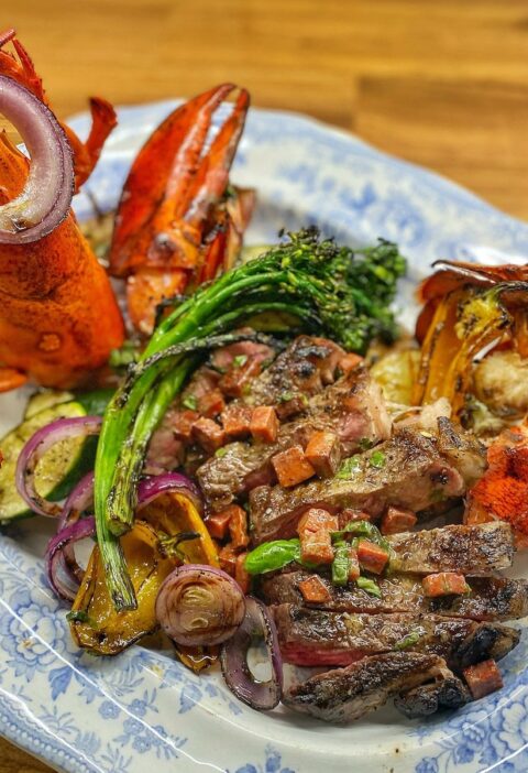 Surf & Turf Sharing Platter. A perfect romantic dinner for two!