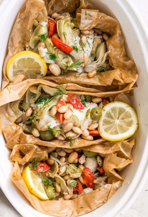 Fish en Papillote (Baked Fish in Parchment)