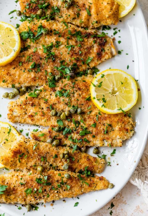 Flounder Piccata
