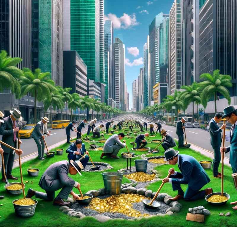 Ayala Avenue’s Gold Rush: Makati Businessmen Pan for Gold During Lunch Breaks Ayala Avenue’s Gold Rush: Makati Businessmen Pan for Gold During Lunch Breaks