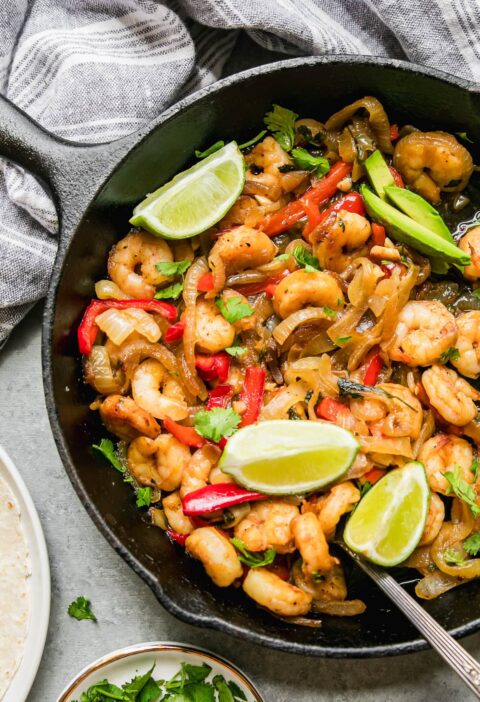 Shrimp Fajitas