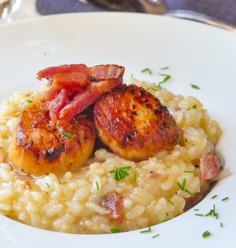 Rock Recipes Scallop Risotto with Bacon & Fennel. It isn’t actually that difficult. – Rock Recipes Scallop Risotto with Bacon & Fennel. It isn’t actually that difficult. –