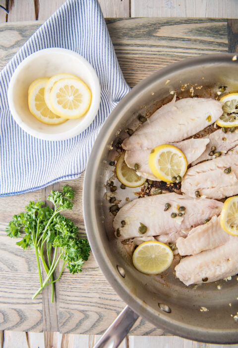 Master Italian Cuisine at Home: Lemon Tilapia Piccata Made Simple | Dish on Fish