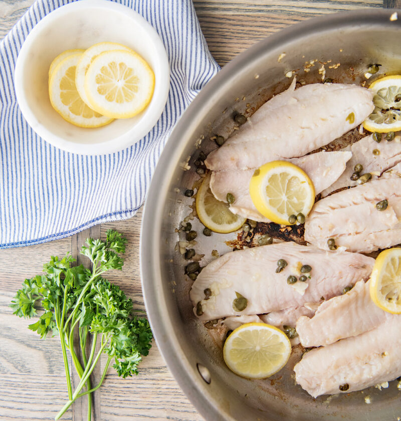 Master Italian Cuisine at Home: Lemon Tilapia Piccata Made Simple | Dish on Fish