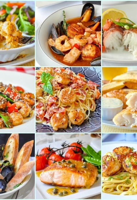Best Seafood Dinner Recipes. Simple to indulgent seafood feasts!