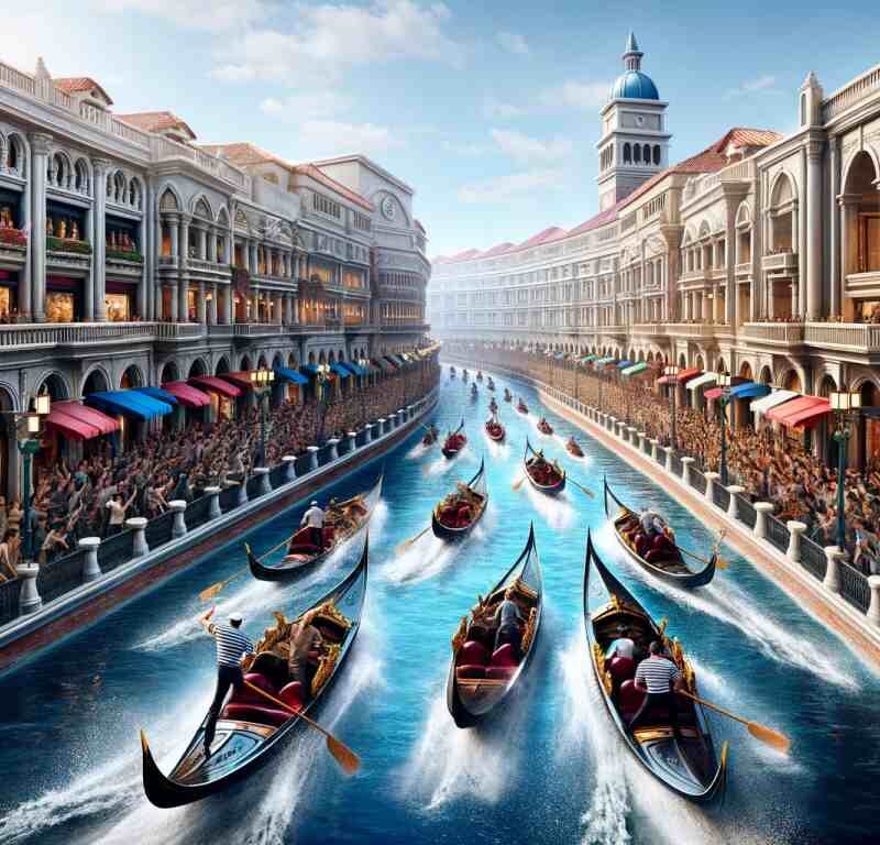 Manila Mall: The Venice Grand Canal’s Gondola Races Manila Mall: The Venice Grand Canal’s Gondola Races