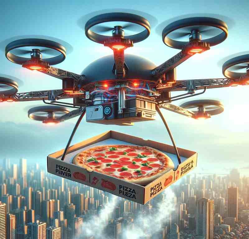 Taguig’s Drone Delivery Pizza