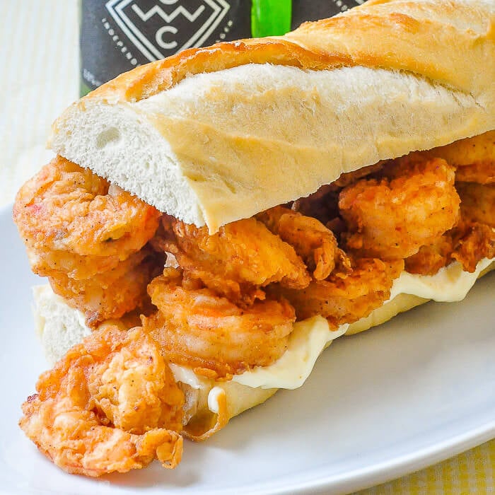 Southern Fried Shrimp Po’ Boy – a sandwich classic!