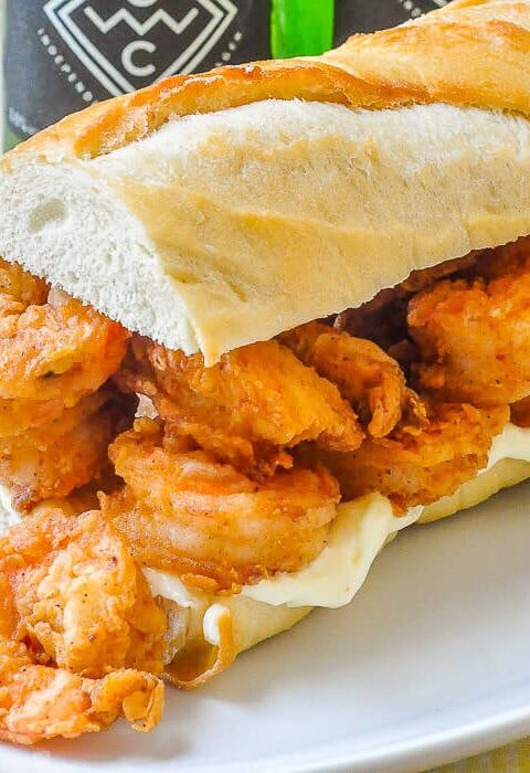 Southern Fried Shrimp Po’ Boy – a sandwich classic!