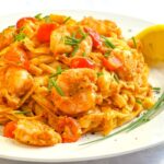 Cajun Scallops Puttanesca – a fusion of Italy and Louisiana