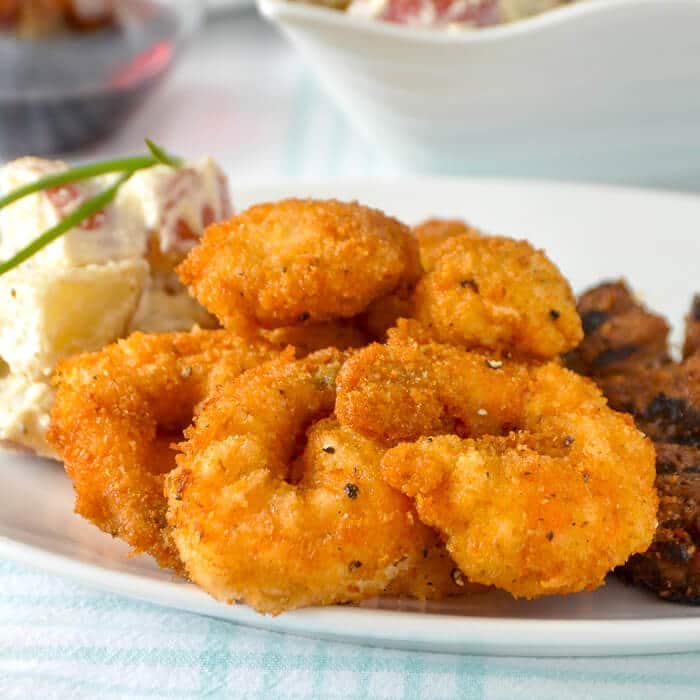 Parmesan Shrimp or Scallops. On their own or with a Surf ‘n Turf dinner! Parmesan Shrimp or Scallops. On their own or with a Surf ‘n Turf dinner!