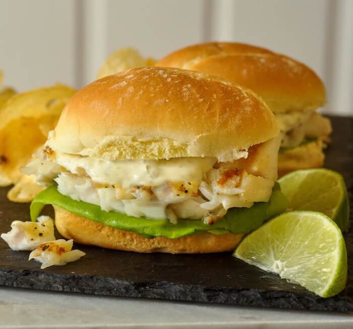 Grilled Cod Sandwich on D’Italiano Brizzolio Rolls Grilled Cod Sandwich on D’Italiano Brizzolio Rolls