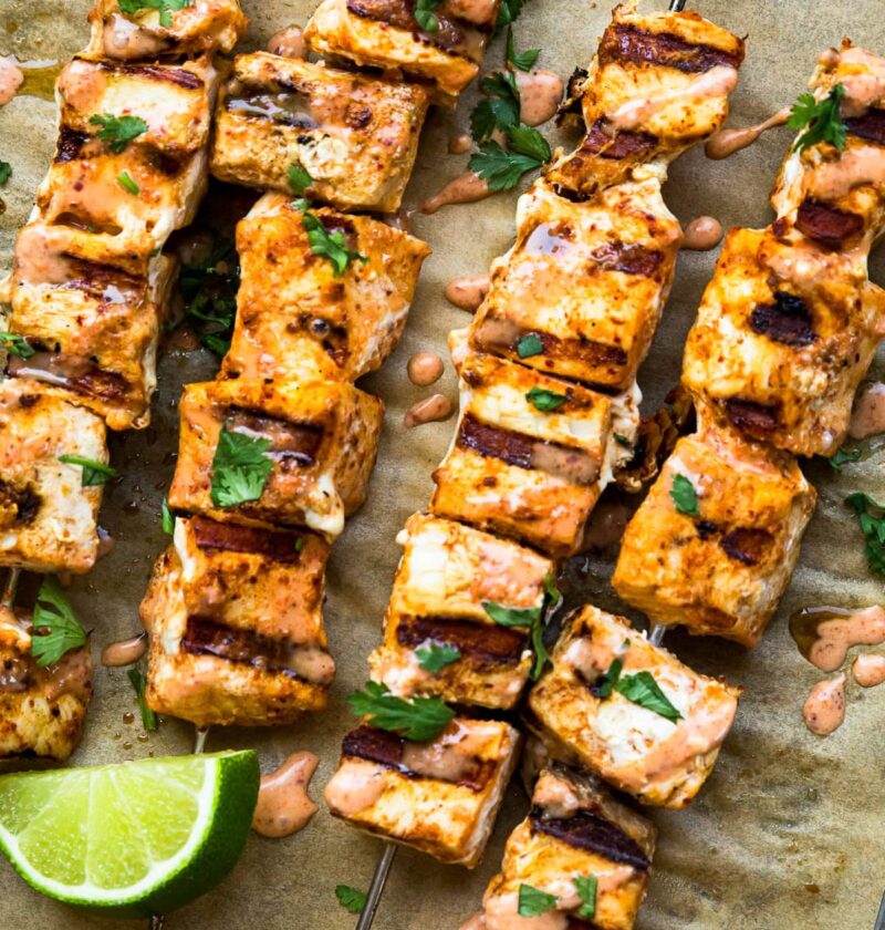 Thai Red Curry Swordfish Kabobs Thai Red Curry Swordfish Kabobs