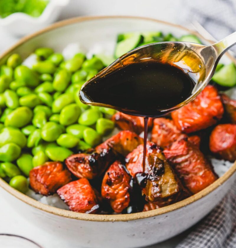 Teriyaki Salmon Bowl (Air Fryer or Oven) Teriyaki Salmon Bowl (Air Fryer or Oven)