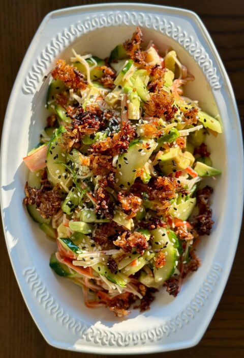 California Roll Cucumber Salad