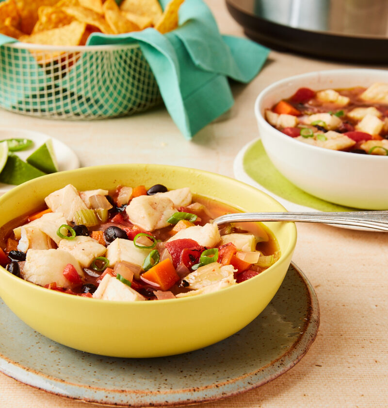 Your New Fall Favorite: Easy Instant Pot Fish Tortilla Soup | Dish on Fish