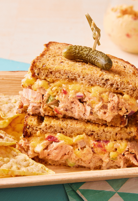 How To Make This Easy Pimento Tuna Melt Recipe | Dish on Fish