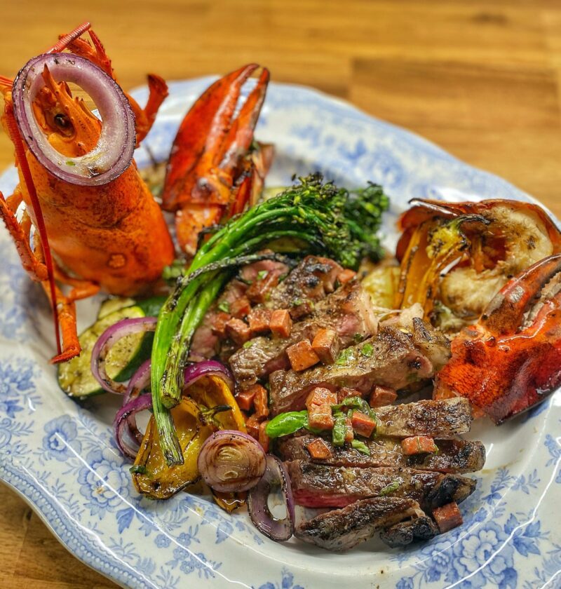 Surf & Turf Sharing Platter. A perfect romantic dinner for two! Surf & Turf Sharing Platter. A perfect romantic dinner for two!