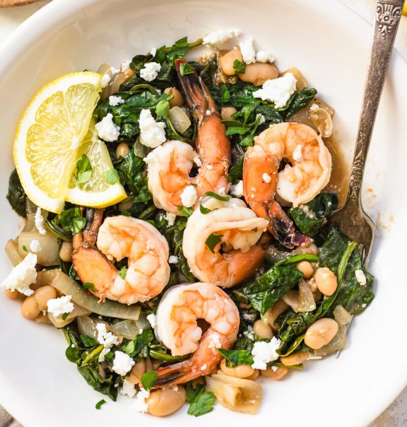 15-Minute Tuscan Shrimp and White Bean Skillet (Packed with Protein and Fiber) 15-Minute Tuscan Shrimp and White Bean Skillet (Packed with Protein and Fiber)