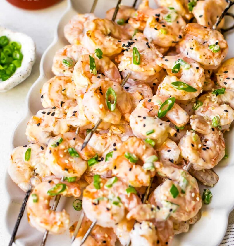 Bang Bang Shrimp Skewers (Easy Grilled Shrimp Recipe) Bang Bang Shrimp Skewers (Easy Grilled Shrimp Recipe)