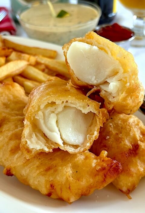 Super Crispy Fish and Chips. 1 ingredient secret to crispy batter! – Rock Recipes