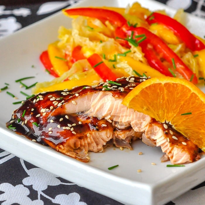 Orange Five Spice Glazed Salmon. Quick, Easy, Tasty! Rock Recipes